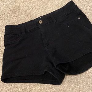 Black used shorts